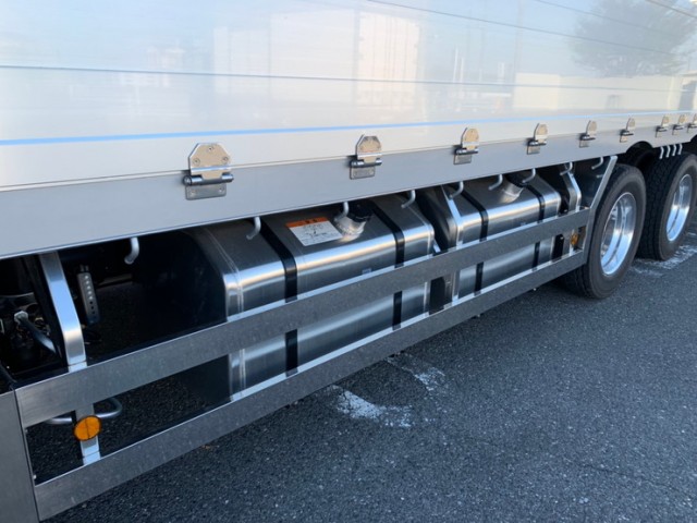 【528】ふそう　スーパーグレート　平ボデーアルミB　4軸低床　登録済未使用車