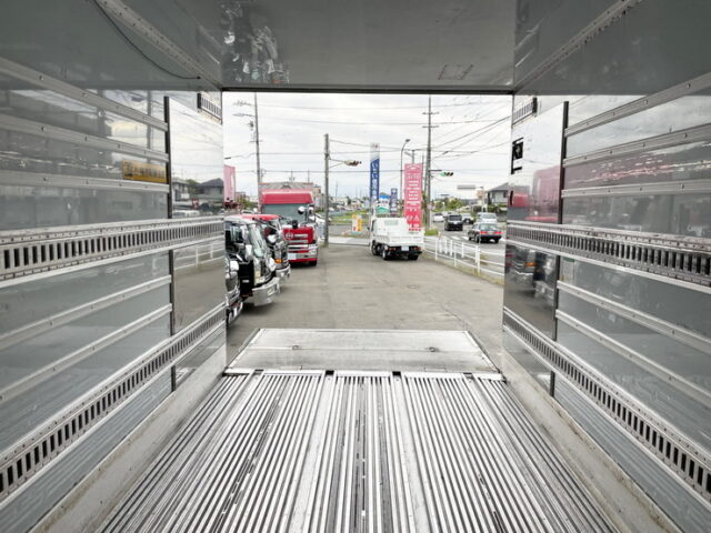 日野　17プロフィア　冷凍バン　ジョロダー4列　キーストン床　サブエンジン　TU85SA　格納ゲート