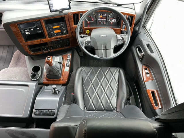 【947】H29　ギガ　ハイルーフ　平ボデーアルミB　4軸　ステンレス多数