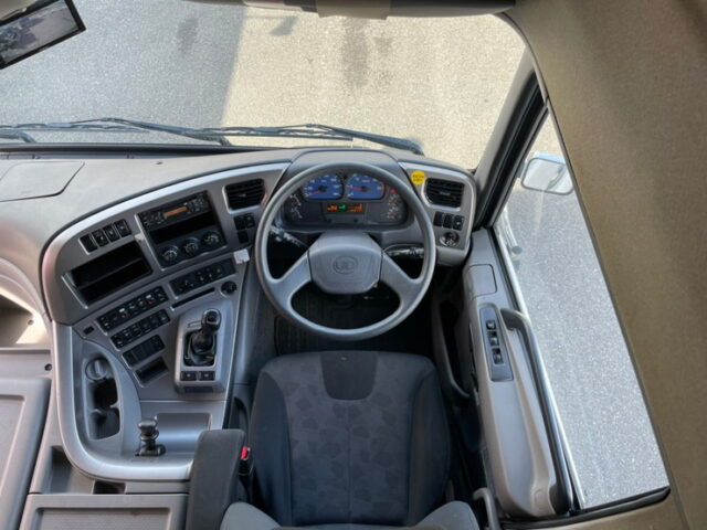 【1112】H29　クオン　ハイルーフ　ウィング　リア門口ステンレス　総輪エアサス