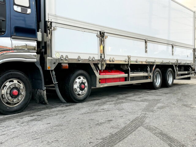 【1327】H22 ギガ 冷凍ウィング スムーサー 床アルミシマ 低温設定 380馬力