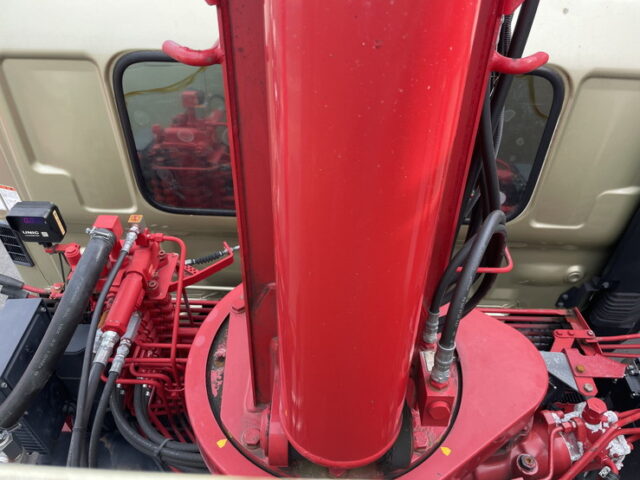 日野　17レンジャー　増トン　ハイジャッキセルフ　4段クレーン　ウィンチ付