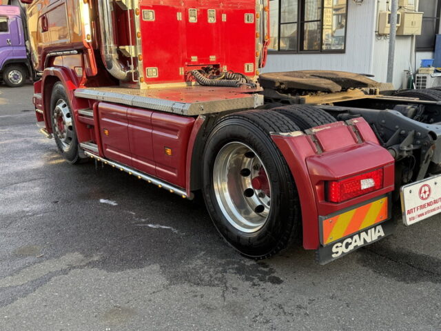 スカニア：R450：トレーラーヘッド：総輪エアサス：第5輪荷重11.300㎏：直6