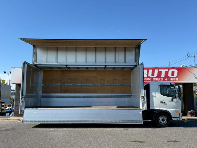 日野：17レンジャー：ウィング：6200ワイド：エアサス：格納ゲート