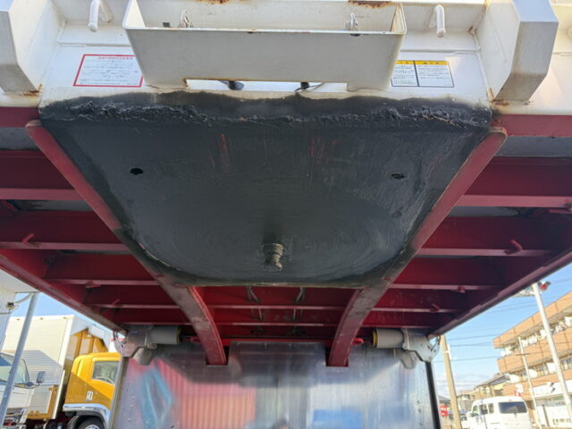 日本トレクス:トレーラー:平ボデー:アルミブロック:1Mアオリ:リフトアクスル:中残し