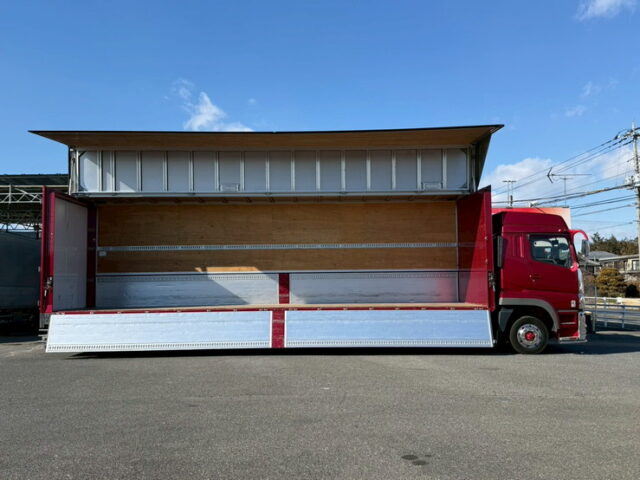 17スーパーグレート:ハイルーフ:ウィング:メッキ多数:アルミホイール:格納ゲート