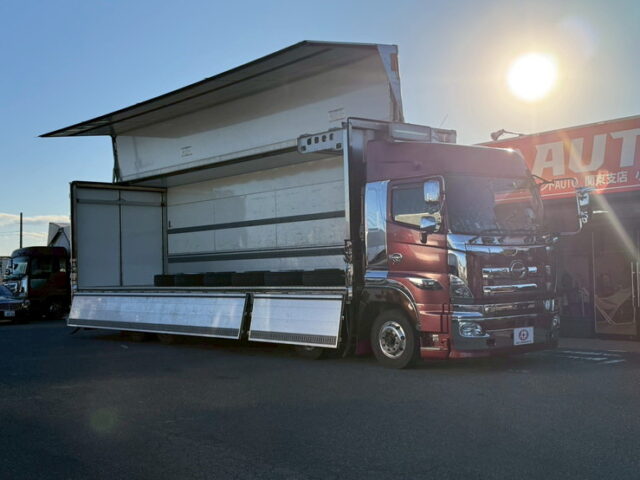 日野:プロフィア:ハイルーフ:冷凍ウィング:架装多数:ボディ枠ステンレス