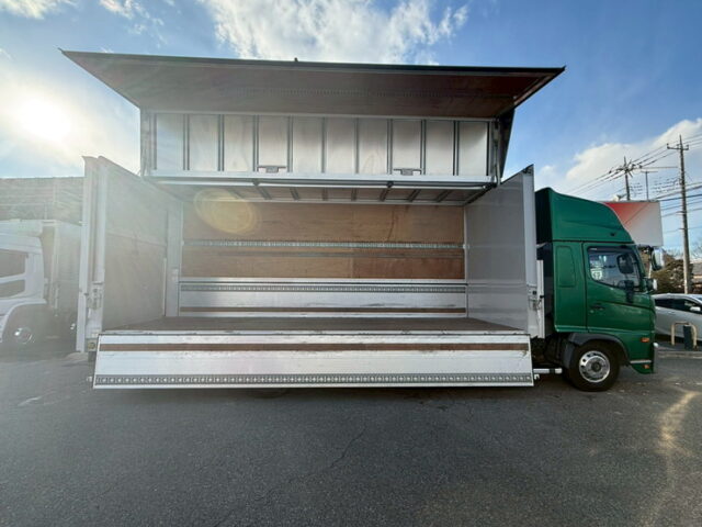 日野:17レンジャー:ハイルーフ:ウィング:6200ワイド:エアサス:跳上ゲート