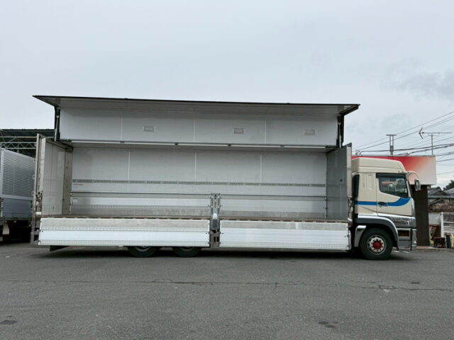 17スーパーグレート:ハイルーフ:ウィング:メッキ多数:前後門口ステンレス