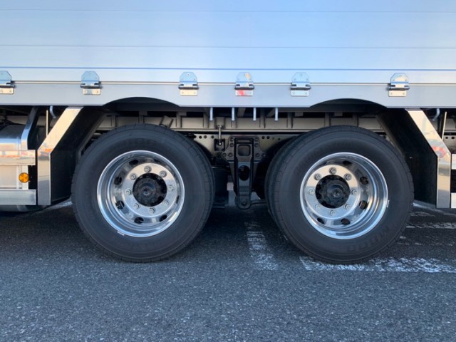 【528】ふそう　スーパーグレート　平ボデーアルミB　4軸低床　登録済未使用車