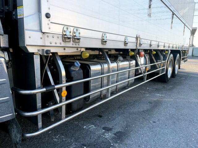 三菱ふそう　スーパーグレート　ハイルーフ　ウィング　顔面メッキ　融雪仕様