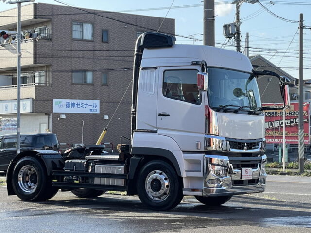 三菱ふそう　17スーパーグレート　トラクターヘッド　E尺　460馬力　リアエアサス　ハイルーフ　プレミアム