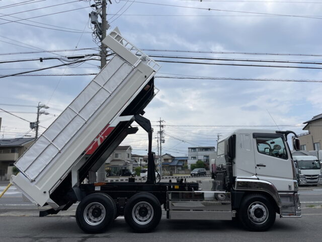 17スーパーグレート　ダンプ　5100×2200　未使用　新品ステンレス架装　7速MT　新明和ボデー