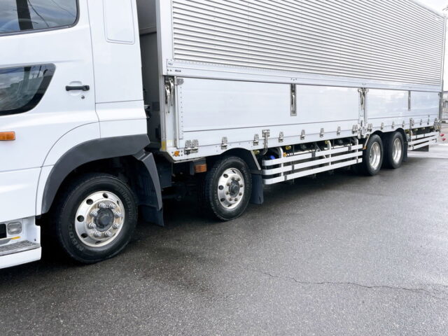 日野　プロフィア　ハイルーフ　ウィング　総輪エアサス　プロシフト　リア門口ステンレス　380馬力