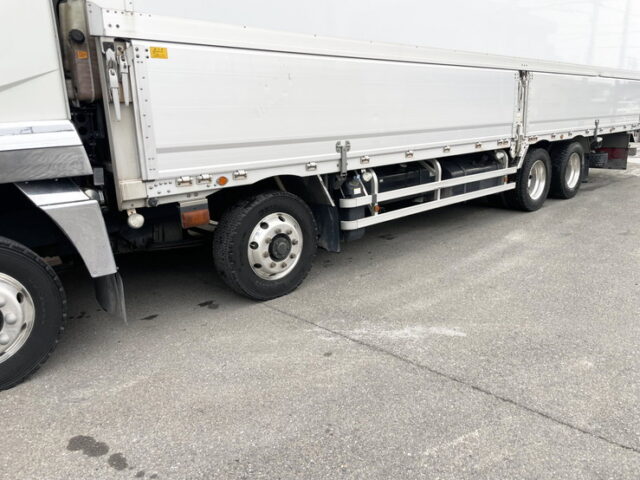 三菱ふそう　スーパーグレート　ハイルーフ　ウィング　エアサス　アルミホイール　木床