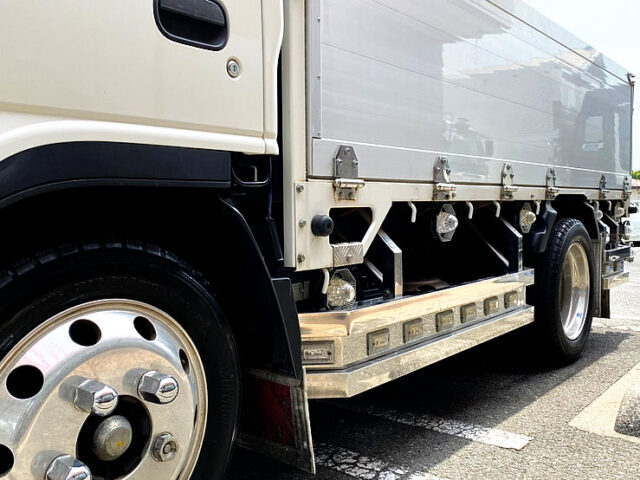 【840】H22　エルフ　標準幅　10尺　造りボデー　アルミ平