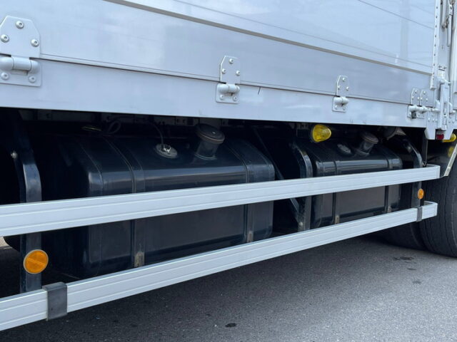 【874】H24　ギガ　ウィング　4軸低床　7速MT　380馬力　木床