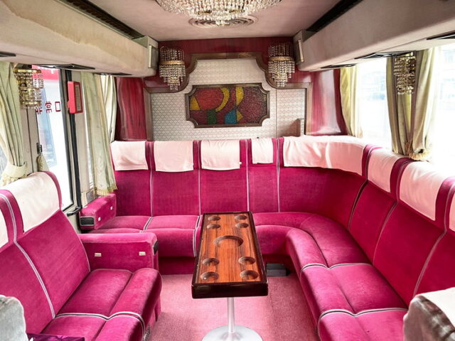 【878】S63　エアロミディMK　超デラックス観光仕様　26人乗　後席サロン仕様