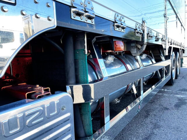 【987】H18　ギガ　ハイルーフ　冷凍ウィング　10輪　造りボディ　1Mアオリ