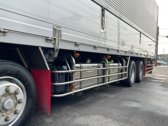 【1046】H23　プロフィア　ハイルーフ　冷凍ウィング　4軸　ステンレス多数