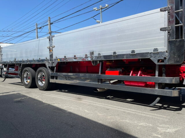 【1034】H10　プロフィア　平ボデー　アルミブロック　90アオリ　メッキホイール　ステンレス多数