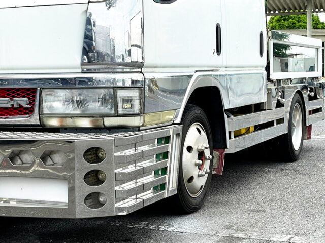 【1155】H12　キャンター　ダブルキャブ　架装多数　マニ割り　煙突マフラー　5速MT