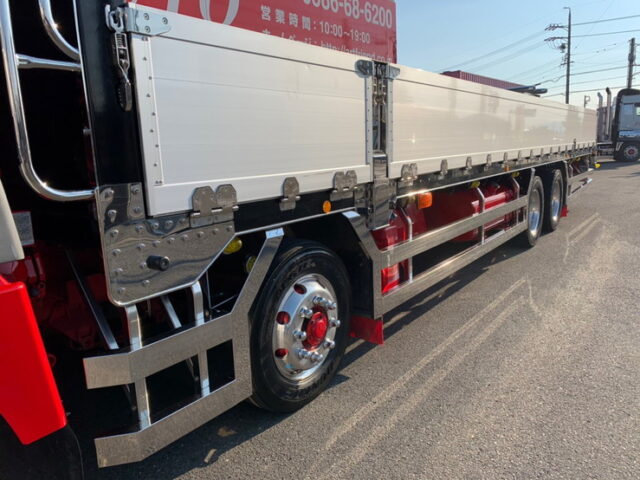 【1174】H24　スーパーグレート　ハイルーフ　平ボデーアルミB　エアサス　