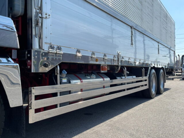 【1094】H30　スーパーグレート　ハイルーフ　ウィング　シャーシ新品　90アオリ　山田ボデー