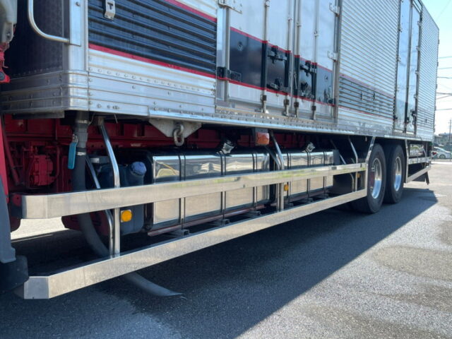 【1208】H29　ギガ　ハイルーフ　冷凍バン　サブエンジン　ジョロ4　キーストン　横扉2枚