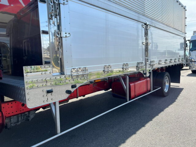 【1191】H12　ファイター　造りボディ　ウィング　1Mアオリ　6400　標準幅　アルミシマ床　生エンジン