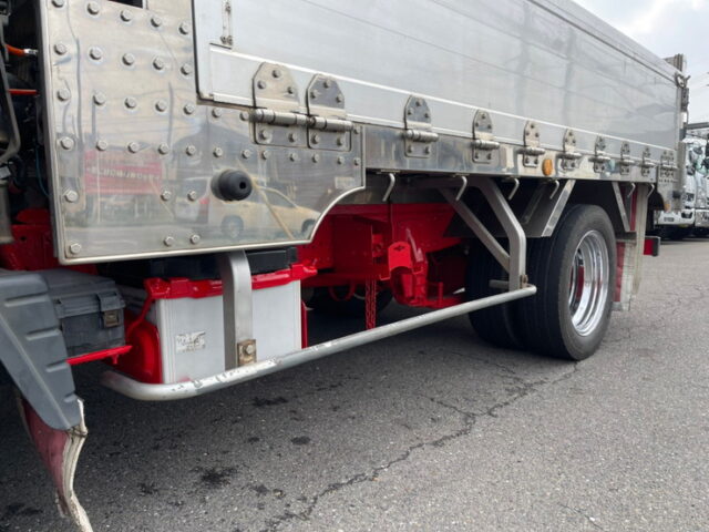 【1194】H21　キャンター　平ボデーアルミブロック　10尺　標準幅　ステンレスボデー　5速　130馬力