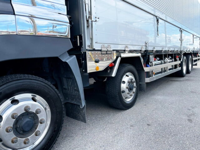 【1293】H26　プロフィア　ハイルーフ　ウィング　山田ボデー　ステンレス多数　木床　エアサス