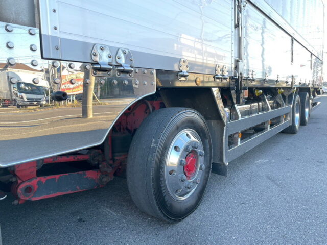 【1323】H19　クオン　ハイルーフ　ウィング　カスタム　総輪エアサス　アルミシマ床　ジョロダーレール4列