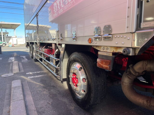 【1342】H27　スーパーグレート　ハイルーフ　ウィング　造りボディ　7速　380馬力　床鉄シマ