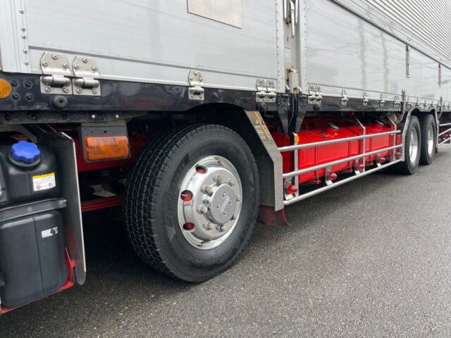 【1389】H30　ギガ　ハイルーフ　冷凍ウィング　ジョロダーレール4列　アルミ床　7速