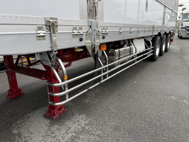 トレクス トレーラー 冷凍ウィング 未使用 3軸 リフトアクスル 前壁 冷凍機