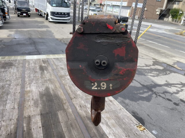 日野　17レンジャー　増トン　ハイジャッキセルフ　4段クレーン　ウィンチ付