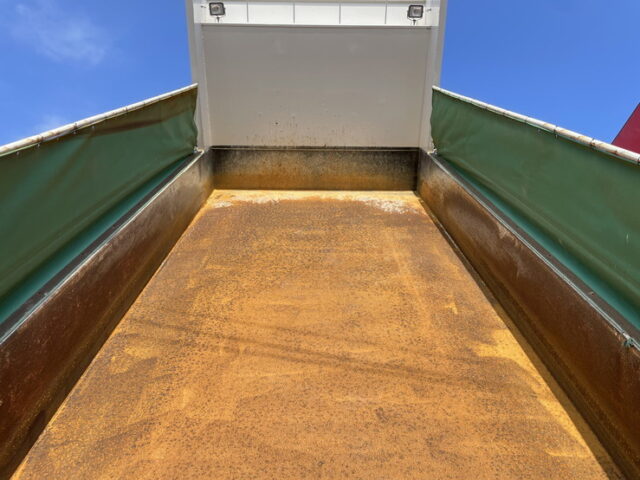 日野：17プロフィア：ダンプ：53×22：自重計：リアゲートエアーロック