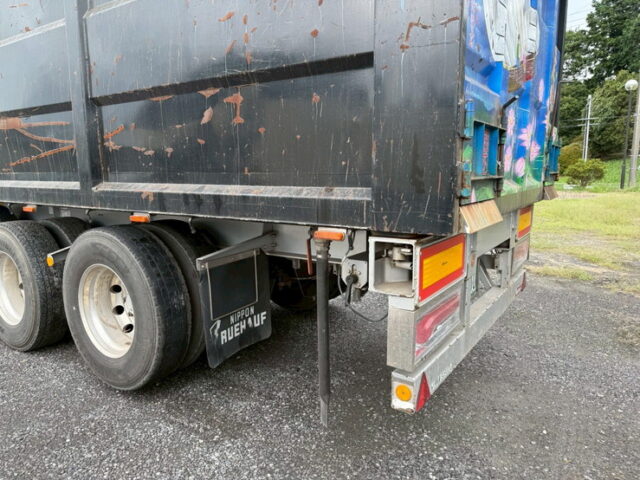 【委託販売】フルハーフ：コンテナセミトレーラー：3軸：松川ボデー製鉄箱付