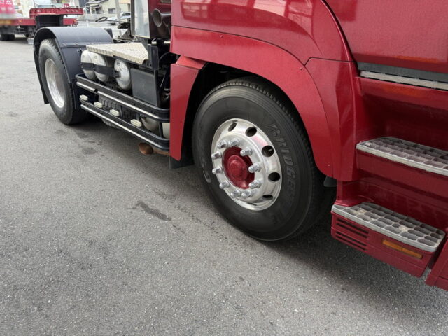 スーパーグレート：トレーラーヘッド：ハイキャブ：アルミホイール：エアサス