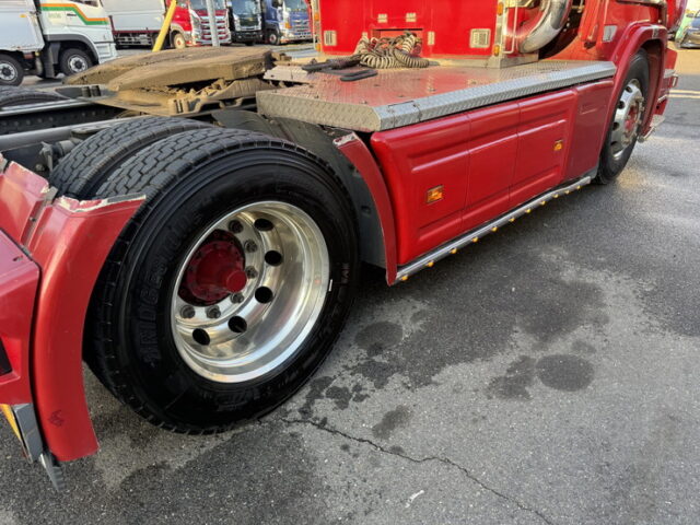 スカニア：R450：トレーラーヘッド：総輪エアサス：第5輪荷重11.300㎏：直6