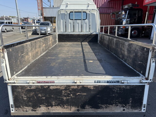 キャンター：平ボデー：標準幅：10尺長：カスタム：オートマ：煤焼き有：150馬力