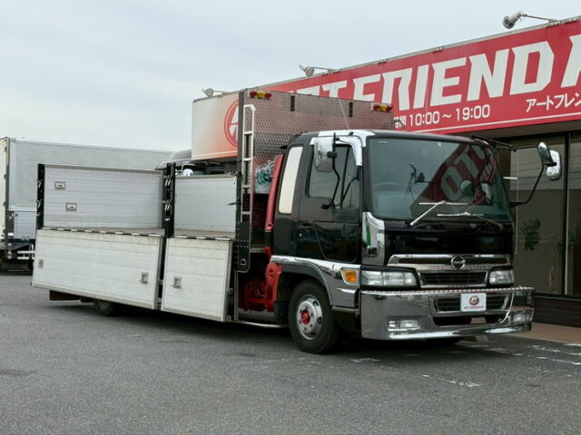 【委託販売】スペースレンジャー：平ボデーアルミブロック：架装多数：生エンジン