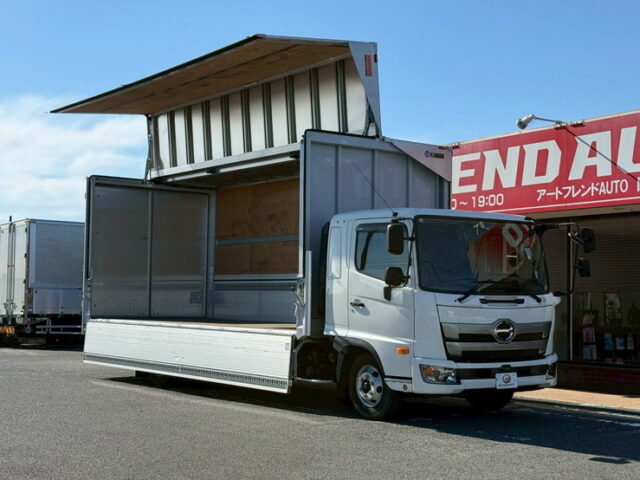 日野：17レンジャー：ウィング：6200ワイド：エアサス：格納ゲート