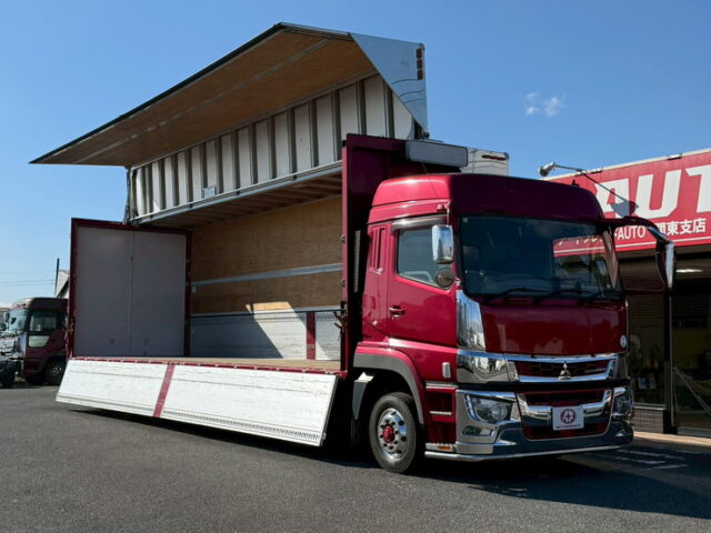 17スーパーグレート:ハイルーフ:ウィング:メッキ多数:アルミホイール:格納ゲート