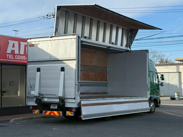 日野:17レンジャー:ハイルーフ:ウィング:6200ワイド:エアサス:跳上ゲート