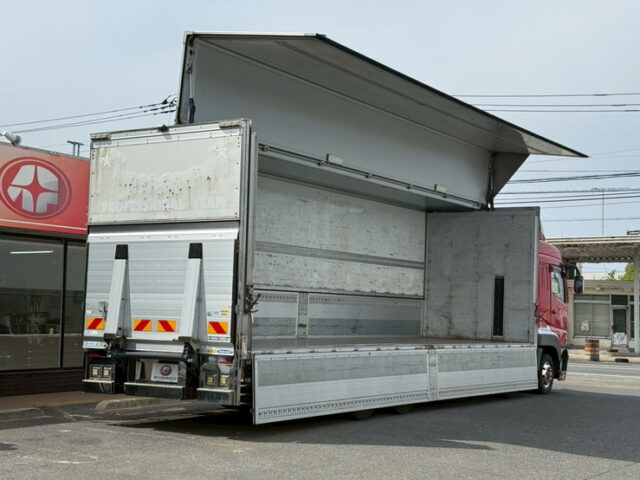 スーパーグレート：ハイルーフ：ウィング：跳上ゲート：アルミホイール：床鉄