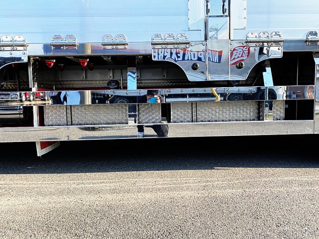 【560】日野　レンプロ　ハイルーフ　造りボディ　ウィング　エアサス