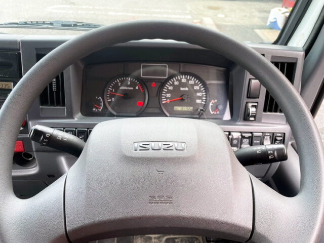 H29 エルフ　Wキャブ　平ボデー　垂直ゲート