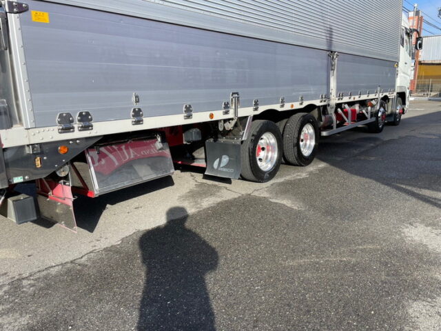 【1633】H25　スーパーグレート　ハイルーフ　ウィング　リア門口ステンレス　メッキ多数　アルミホイール